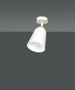 Best Sklep Kaja Biała lampa sufitowa z regulacją kąta świecenia 724/1 | Kaja