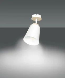 Best Sklep Kaja Biała lampa sufitowa z regulacją kąta świecenia 724/1 | Kaja