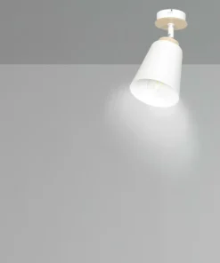 Best Sklep Kaja Biała lampa sufitowa z regulacją kąta świecenia 724/1 | Kaja