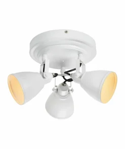 Best Sale Sklep Kaja Biała lampa sufitowa z trzema źródłami światła 108083 | Kaja