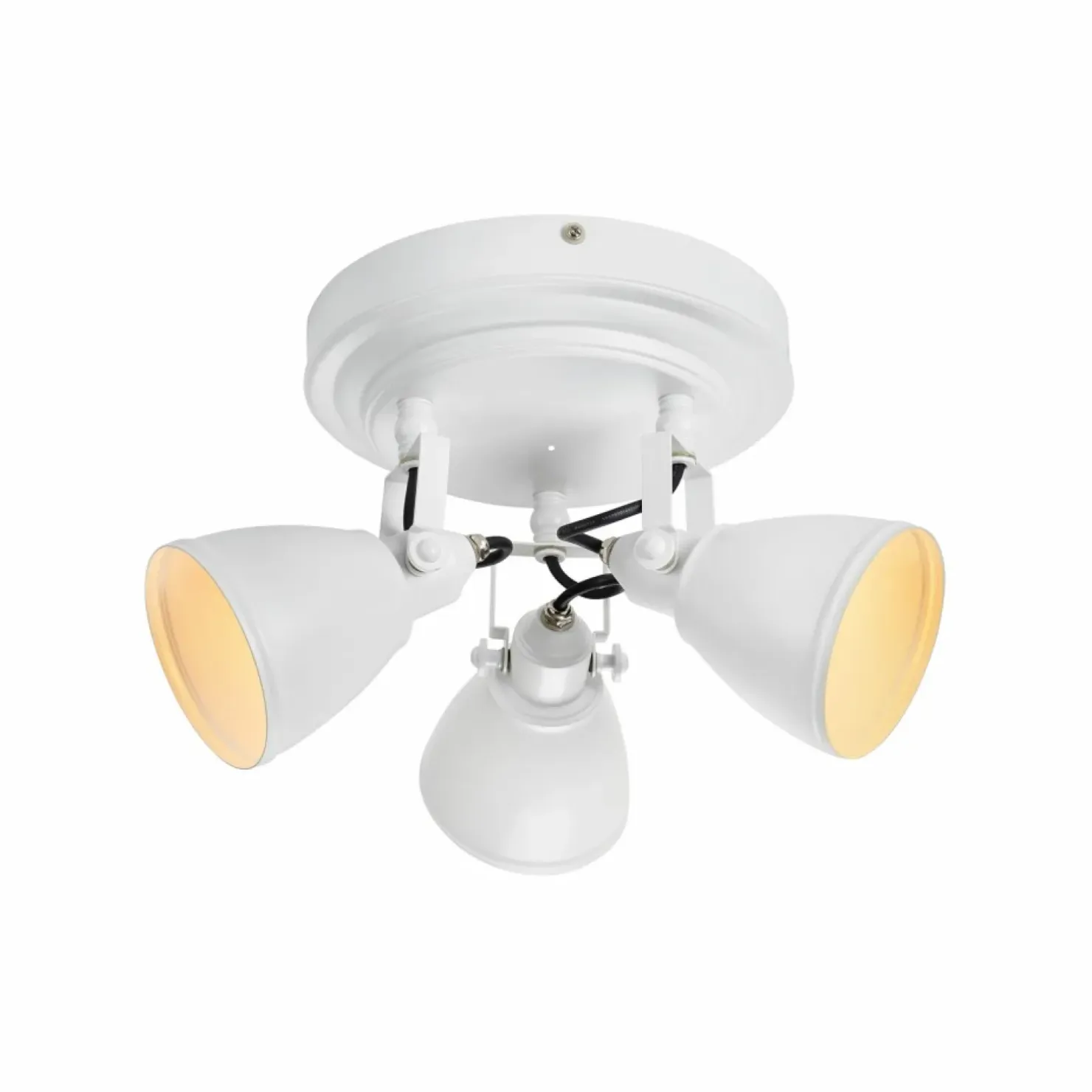 Best Sale Sklep Kaja Biała lampa sufitowa z trzema źródłami światła 108083 | Kaja