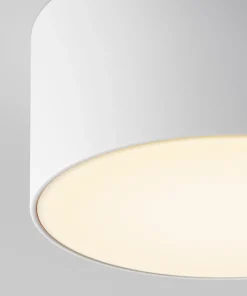 Biała lampa sufitowa zewnętrzna LED O430CL-L15W3K z serii ZON IP*Sklep Kaja Store