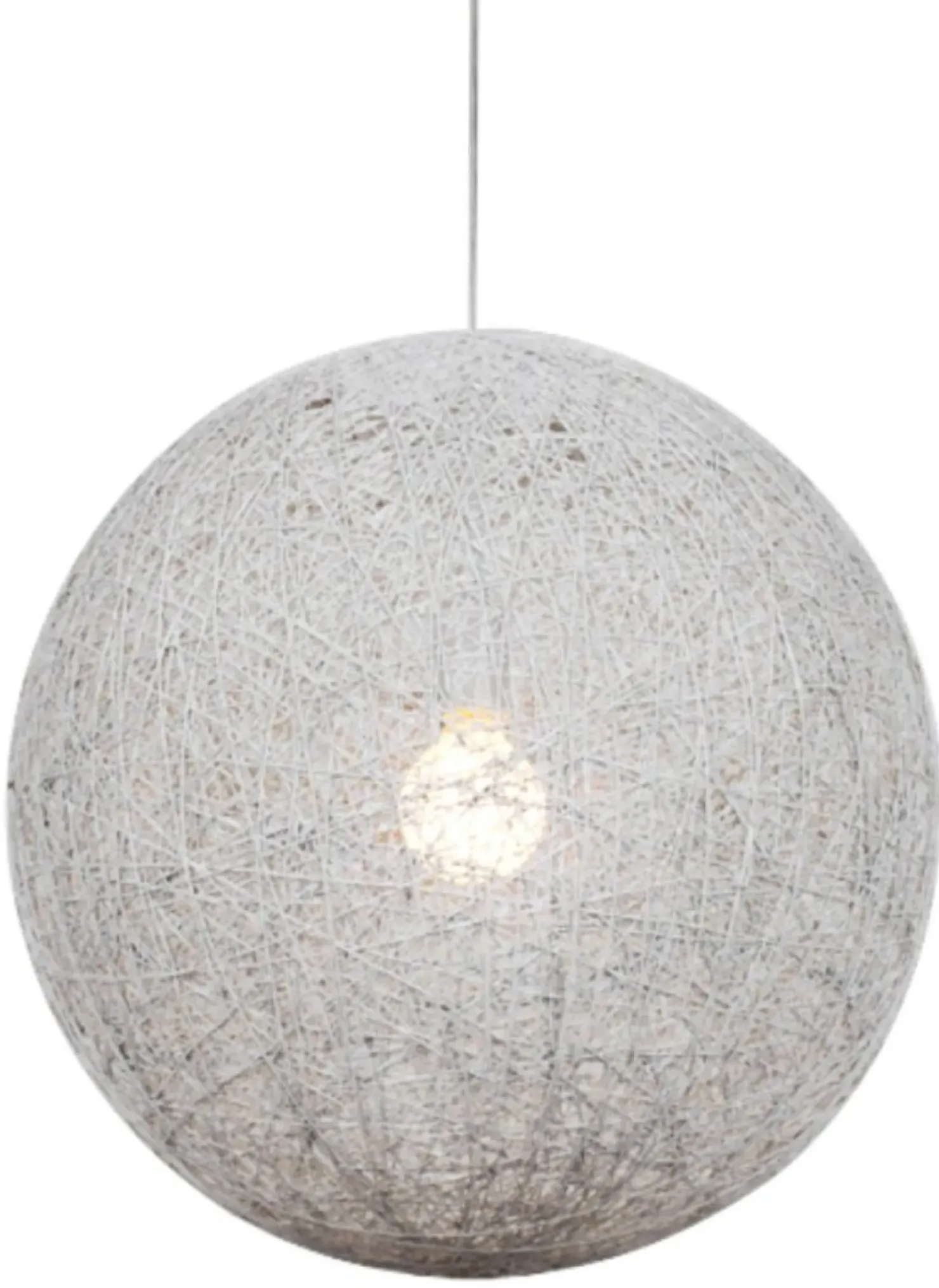 Biała lampa wisząca do sypialni 31-26944 CARUBA | Kaja Oświetlenie*Sklep Kaja Cheap