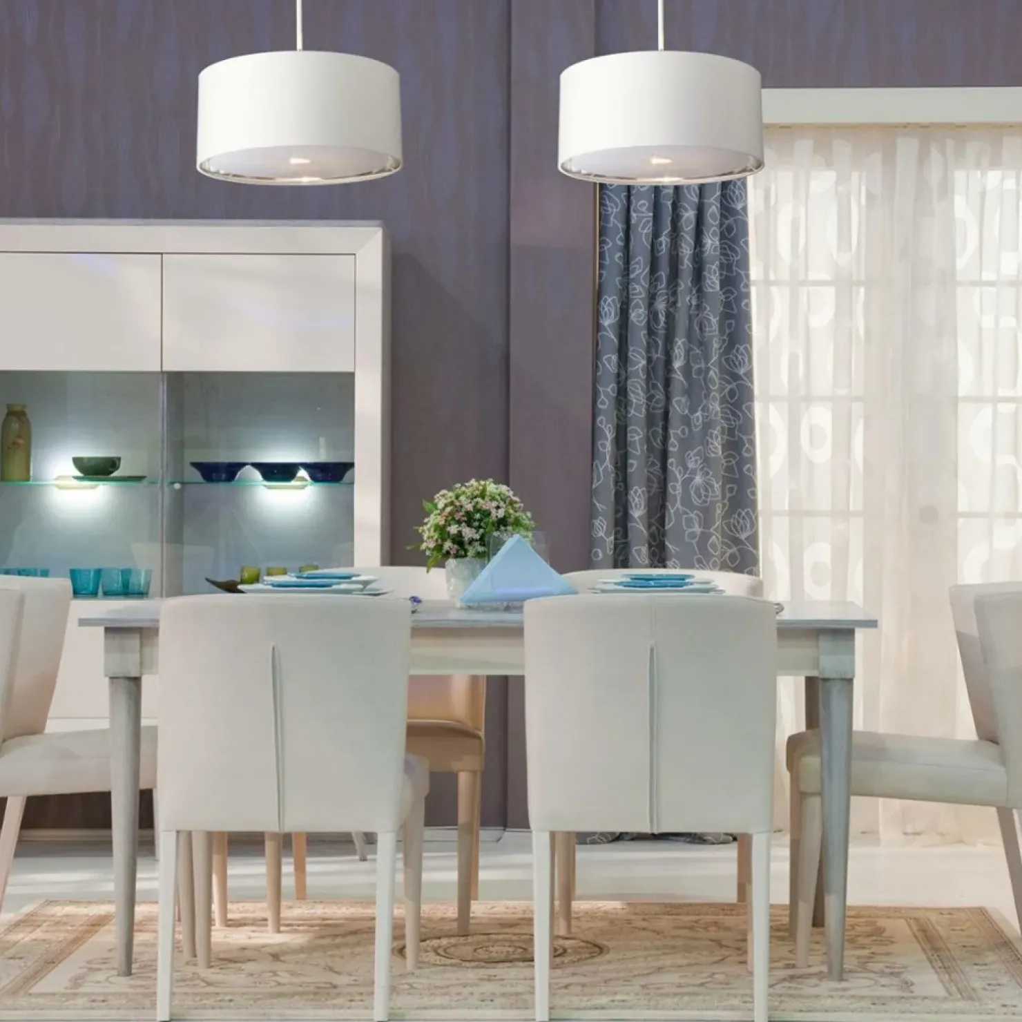 Best Sale Sklep Kaja Biała lampa wisząca, regulowana BALANCE-P-WPN z serii BALANCE
