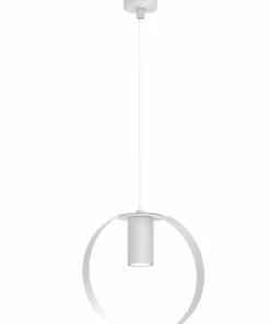 Best Sale Sklep Kaja Biała lampa wisząca z gwintem GU10 ⌀20cm ANT 5042 ORTIGA | Kaja