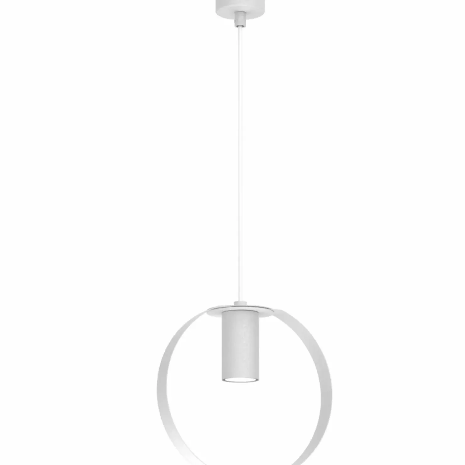 Best Sale Sklep Kaja Biała lampa wisząca z gwintem GU10 ⌀20cm ANT 5042 ORTIGA | Kaja