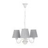 Biała lampa wisząca z szarymi abażurami 33-36896 FIREZ | Kaja*Sklep Kaja Outlet