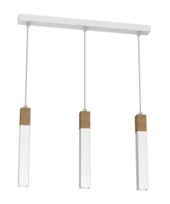 Flash Sale Sklep Kaja Biała lampa wisząca z trzema zwisami MLP7476 z serii SOLO SAWN | Kaja Oświetleni
