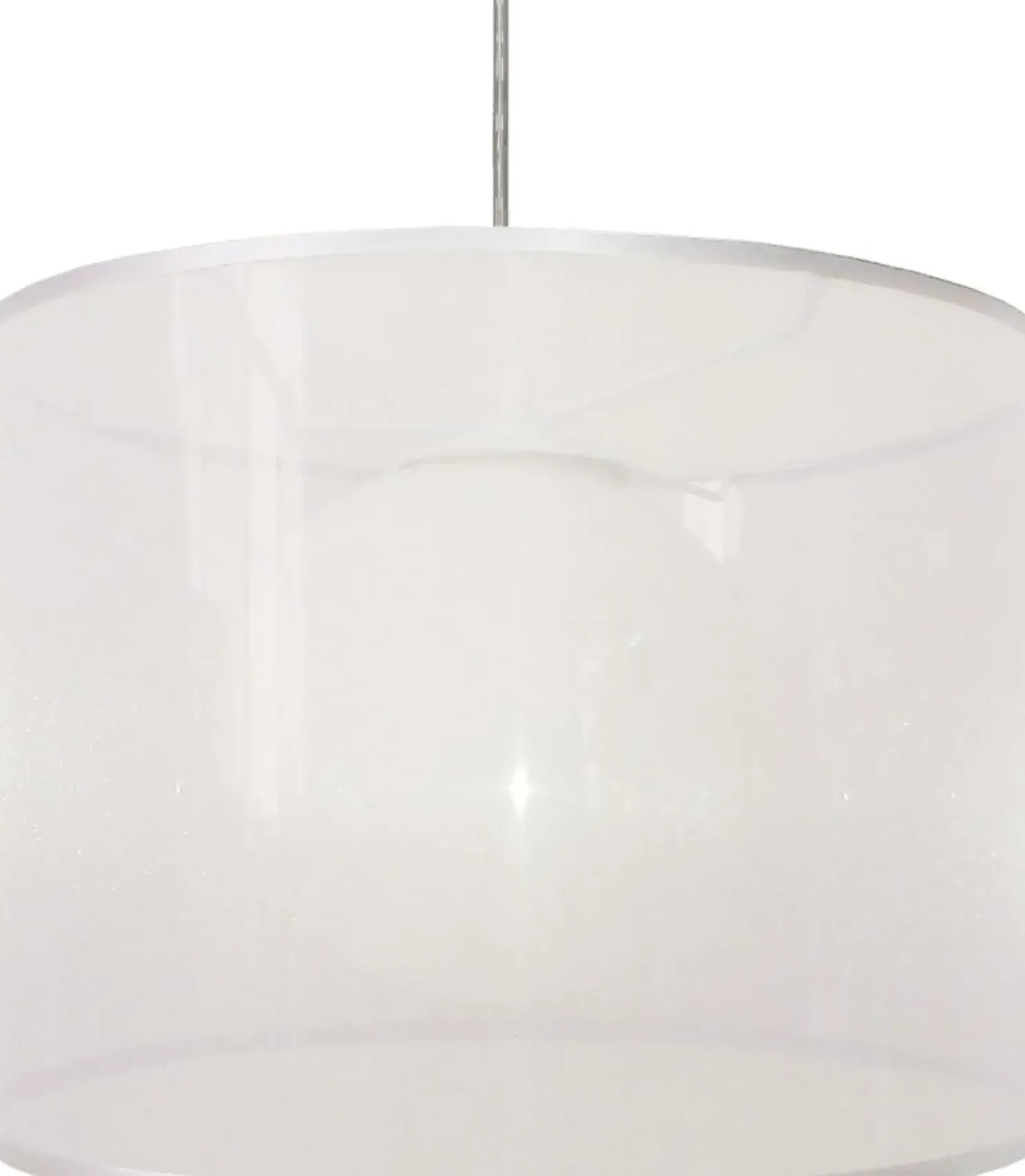 Biała lampa z abażurem i kloszem 31-24886 CHICAGO | Kaja Oświetlenie*Sklep Kaja Cheap