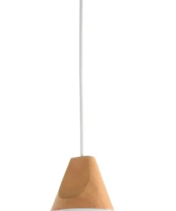 Best Sale Sklep Kaja Biała lampa z dodatkiem drewna P359-PL-01-W BICONES | Kaja Oświetlenie