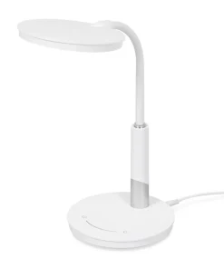Biała lampka biurkowa, LED 10W, neutralna K-BL1237 BIAŁY z serii DINO*Sklep Kaja Cheap