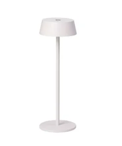 Biała lampka stołowa wewnętrza / zewnętrzna AZ5334 GILBERTO | Kaja*Sklep Kaja Fashion