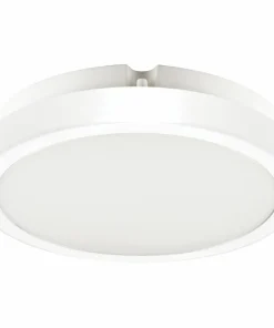 Biała, ledowa lampa sufitowa do łazienki ⌀18cm EKP0468 VERA | Kaja*Sklep Kaja Outlet