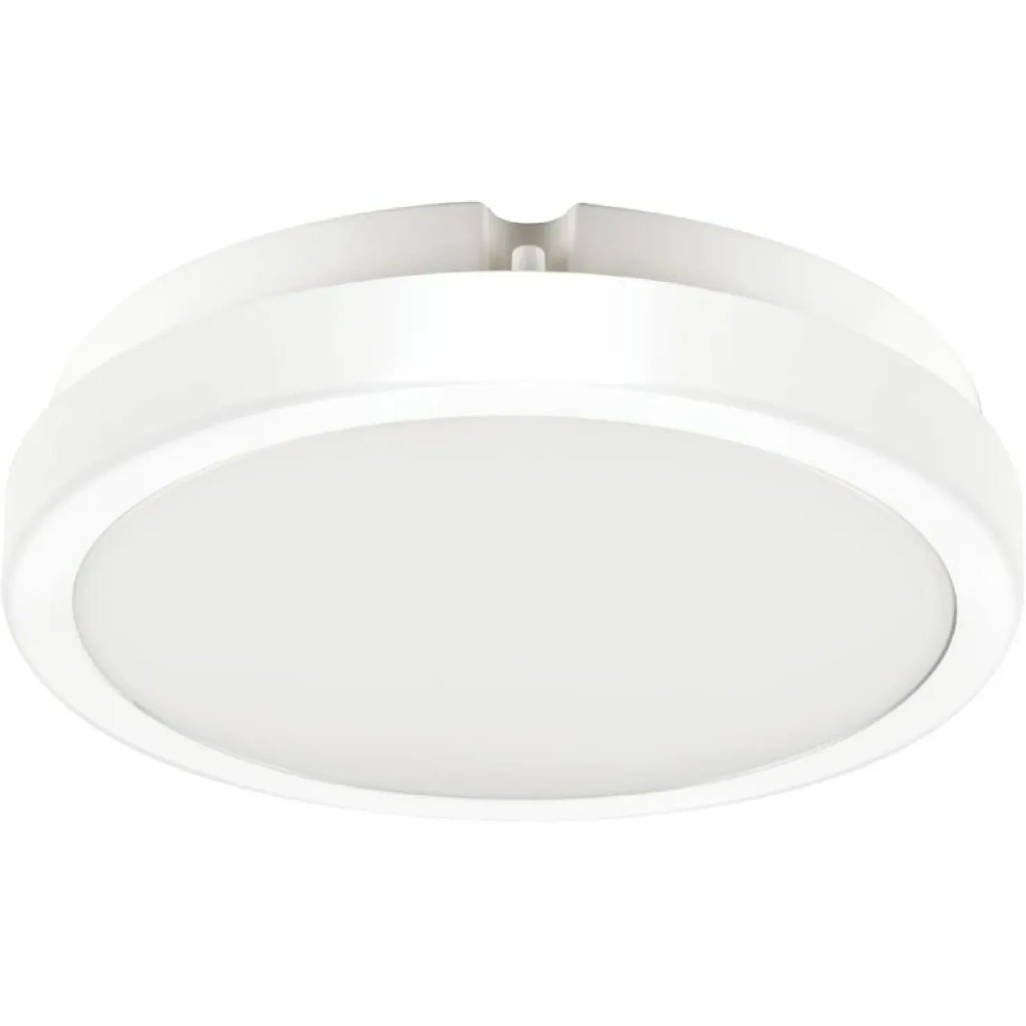 Biała, ledowa lampa sufitowa do łazienki ⌀18cm EKP0468 VERA | Kaja*Sklep Kaja Outlet