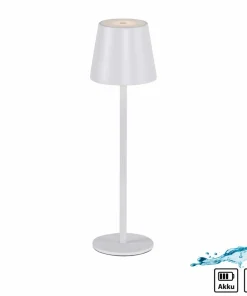 Biała, ledowa lampka na szafkę nocną 19250-16 EURIA | Kaja Oświetlenie*Sklep Kaja Shop