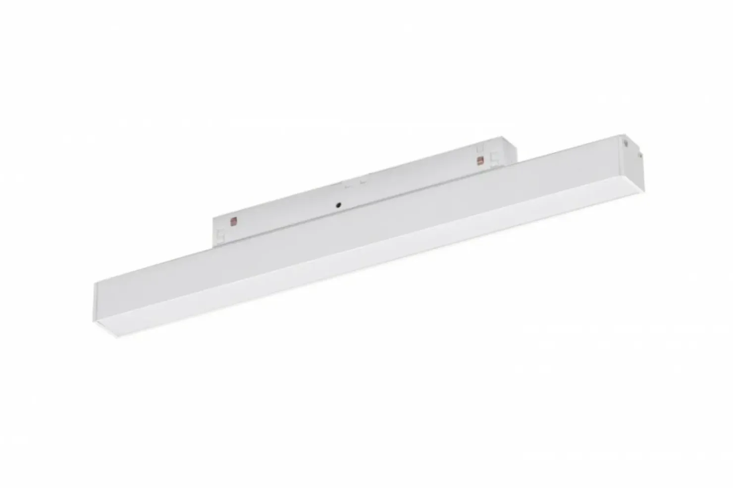Biała listwa LED do szyny magnetycznej 1-fazowej AZ4604 SAGA | Kaja*Sklep Kaja Discount