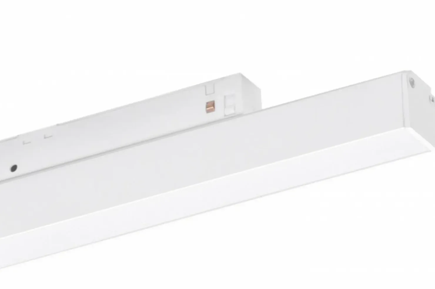 Biała listwa LED do szyny magnetycznej 1-fazowej AZ4604 SAGA | Kaja*Sklep Kaja Discount