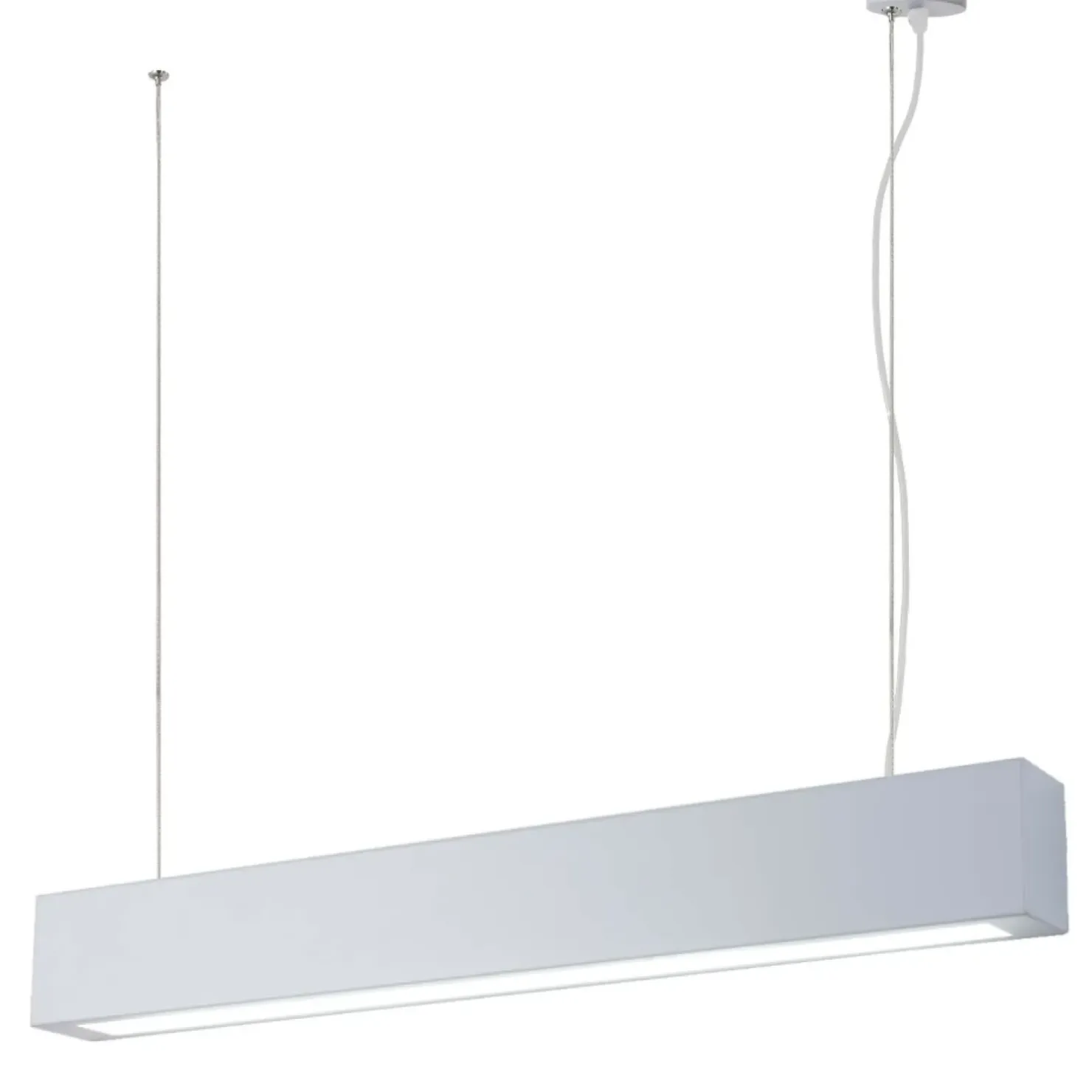 Outlet Sklep Kaja Biała listwa wisząca 63cm LP-7001/1P 20 WH-63 18 CCT IBROS | Kaja