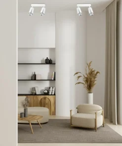 Best Sale Sklep Kaja Biała listwa z dekoracyjnymi reflektorami ML0273 FLOWER | Kaja
