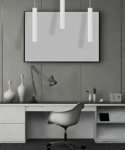Best Sklep Kaja Biała listwa z trzema wiszącymi tubami MLP8799 HUDSON WHITE | Kaja