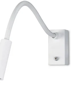 Biała, minimalistyczna lampa ścienna MX W0047 RIDER | Kaja Oświetlenie*Sklep Kaja Sale
