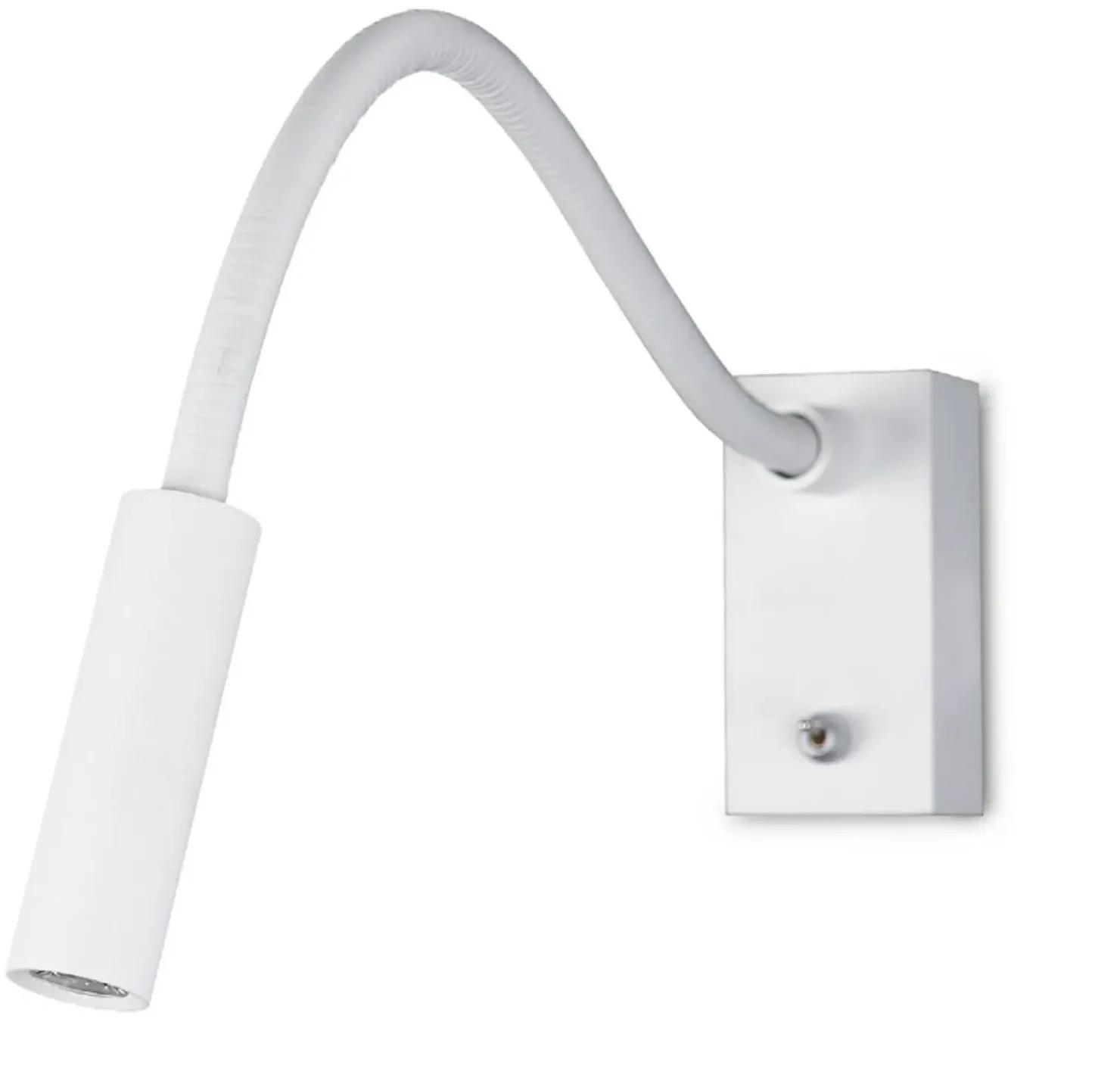 Biała, minimalistyczna lampa ścienna MX W0047 RIDER | Kaja Oświetlenie*Sklep Kaja Sale