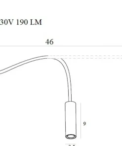 Biała, minimalistyczna lampa ścienna MX W0047 RIDER | Kaja Oświetlenie*Sklep Kaja Sale