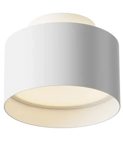 Biała, niska tuba natynkowa LED 3000K ⌀12cm C009CW-L16W z serii PLANET*Sklep Kaja Fashion