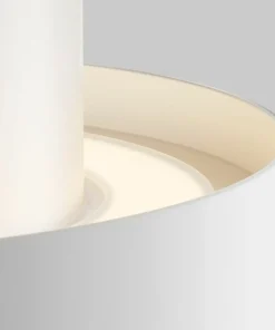 Biała, niska tuba natynkowa LED 3000K ⌀12cm C009CW-L16W z serii PLANET*Sklep Kaja Fashion