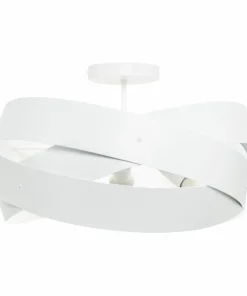 Flash Sale Sklep Kaja Biała, nowoczesna lampa sufitowa do salonu ZM 1115 z serii TORNADO