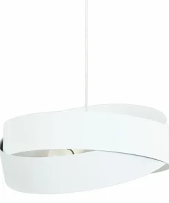 Best Sklep Kaja Biała, nowoczesna lampa wisząca do kuchni ZM 1141 TORNADO | Kaja
