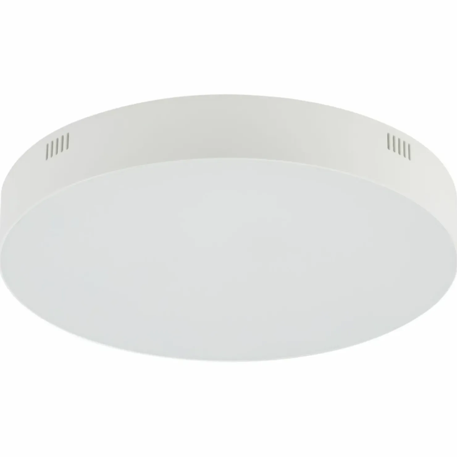 Biała, okrągła lampa sufitowa LED ⌀30cm 3000K 10405 LID ROUND LED*Sklep Kaja Outlet