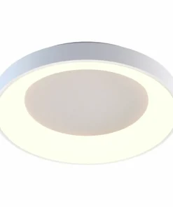 Biała, okrągła lampa sufitowa LED MX4019-1M-3WT CAMERON | Kaja*Sklep Kaja Fashion