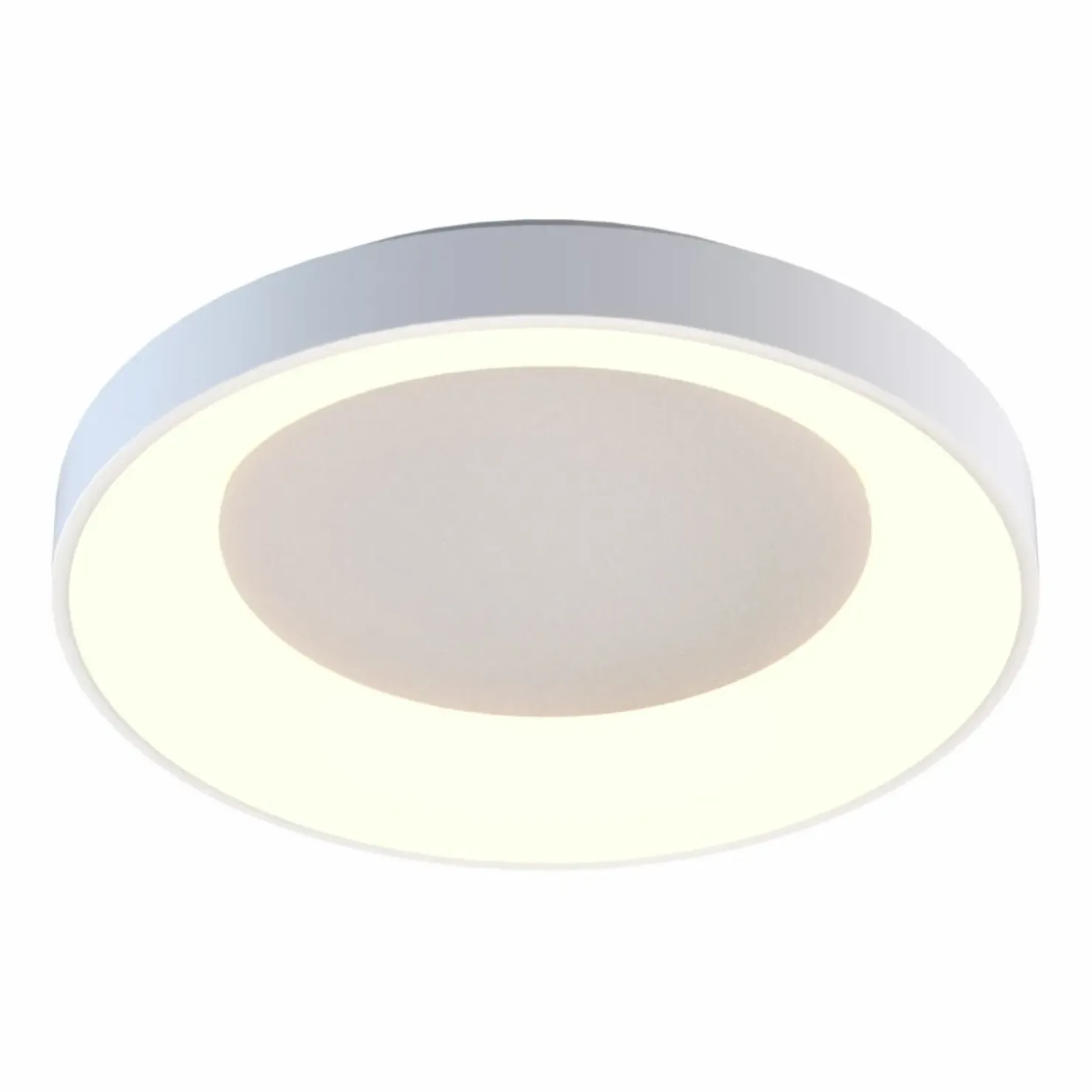 Biała, okrągła lampa sufitowa LED MX4019-1M-3WT CAMERON | Kaja*Sklep Kaja Fashion