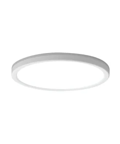 Biała, okrągła lampa sufitowa ⌀30 PLF-63452-300R-28W-WH CORTE | Kaja*Sklep Kaja Fashion