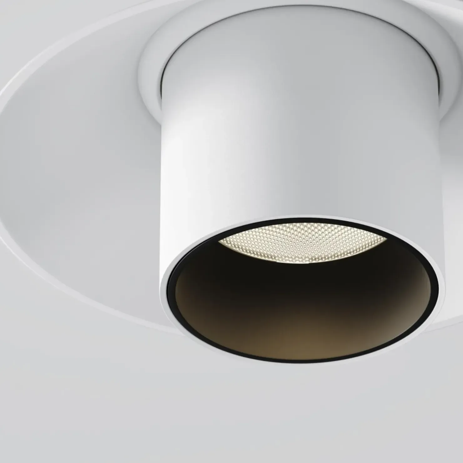 Biała oprawa podtynkowa LED C140RS-L300-7W3K-W z serii FOCUS T*Sklep Kaja Clearance