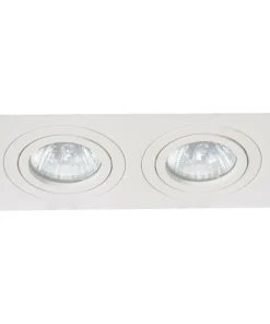 Biała oprawa podtynkowa z oczkami LP-2780/2RS WH METIS | Kaja*Sklep Kaja Sale