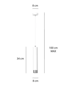 Cheap Sklep Kaja Biała pasująca do każdego wnętrza lampa wisząca 641/1 | Kaja