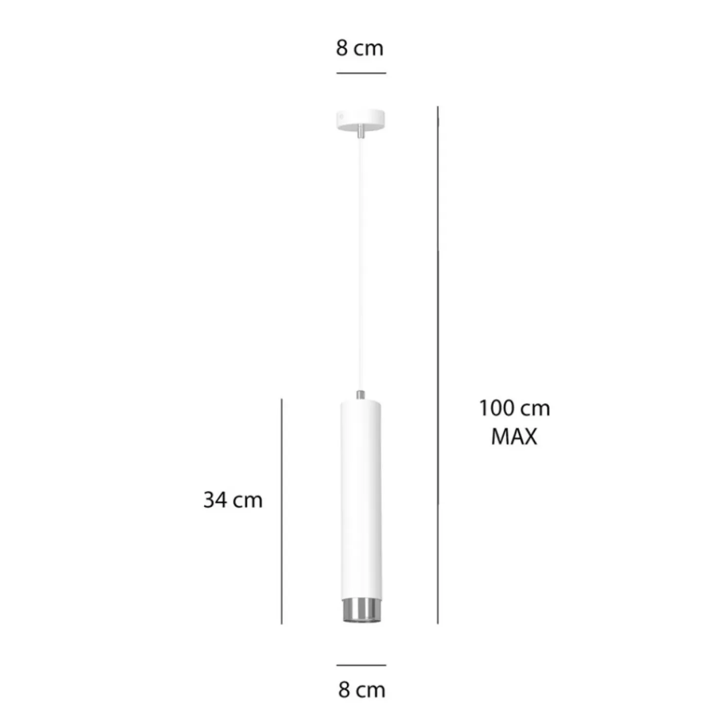 Cheap Sklep Kaja Biała pasująca do każdego wnętrza lampa wisząca 641/1 | Kaja