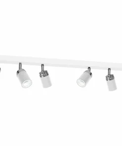 Clearance Sklep Kaja Biała, podłużna lampa sufitowa z reflektorami LX 5140 z serii RENO