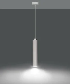 Fashion Sklep Kaja Biała pojedyncza lampa wisząca z gwintem GU10 955/1 | Kaja Oświetlenie