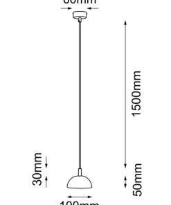 Outlet Sklep Kaja Biała, pojedyncza lampa wisząca do kuchni ANT 5161 NO. DI | Kaja