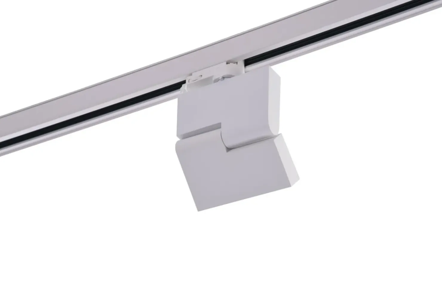 Biała ruchoma głowica LED do szynoprzewodu AZ3490 LEON | Kaja*Sklep Kaja Discount