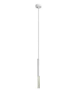 New Sklep Kaja Biała, wąska ledowa lampa wisząca P0461-01E-S8S8 ONE | Kaja