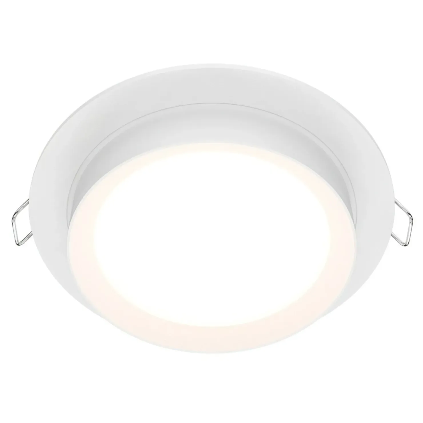 Białe, okrągłe, wypukłe oczko podtynkowe DL086-GX53-RD-W z serii HOOP*Sklep Kaja Clearance