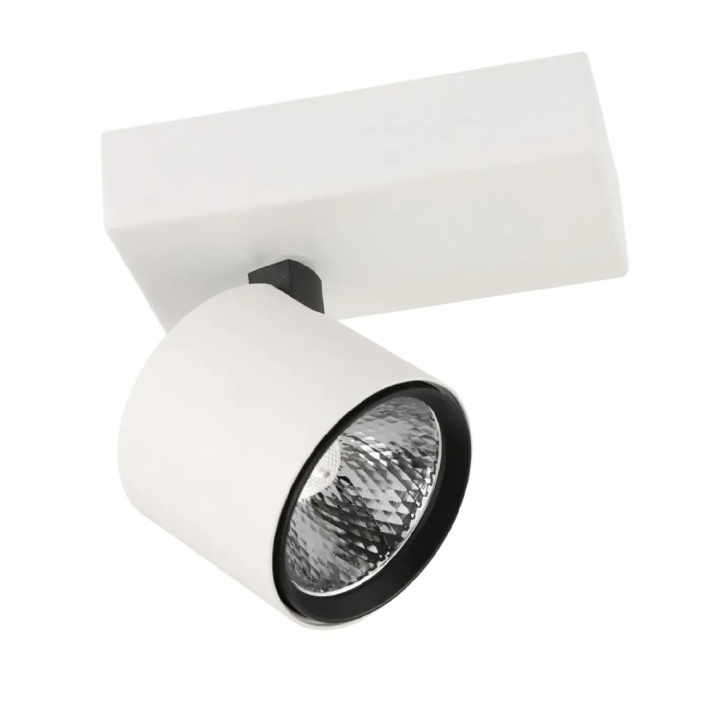 Biało-czarna lampa LED reflektor SPL-2854-1B-WH BONIVA | Kaja*Sklep Kaja Outlet