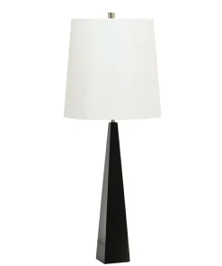 Biało-czarna lampa stołowa do salonu ASCENT-TL-BLK-W z serii ASCENT*Sklep Kaja New