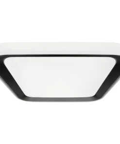 Biało-czarny plafon do korytarza, wbudowany LED ML7932 z serii QUADRO | Kaja Ośw*Sklep Kaja Discount