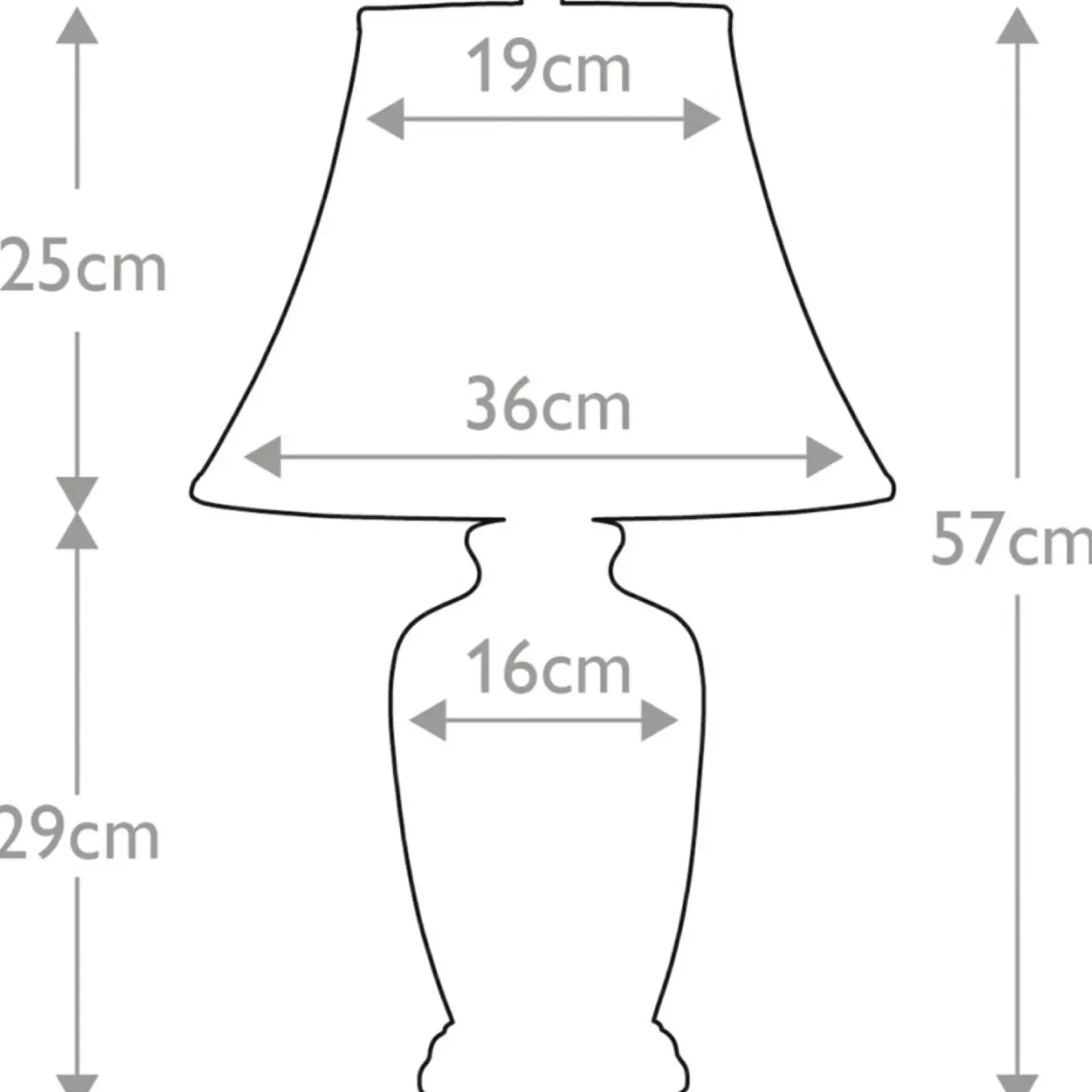Biało-niebieska lampa stołowa BLUE-G-JAR-TL z serii BLUE GINGER JAR*Sklep Kaja Hot