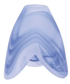 Biało-niebieski klosz, stożek K-HP-LX-084 NIEBIESKI MAZ KLOSZ*Sklep Kaja New